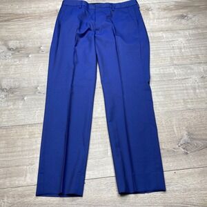 Bonobos Dress Pants Mens 30 Blue Slim Fit Italian Wool Marzotto Formal Business